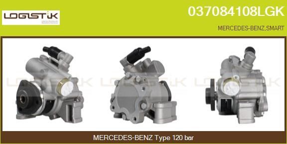 LGK 037084108LGK Hydraulic Pump, steering system 037084108LGK: Buy near me in Poland at 2407.PL - Good price!