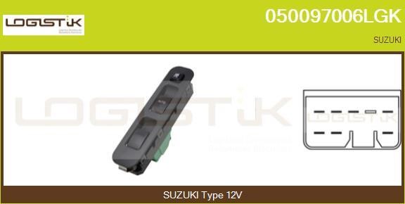 LGK 050097006LGK Power window button 050097006LGK: Buy near me in Poland at 2407.PL - Good price!