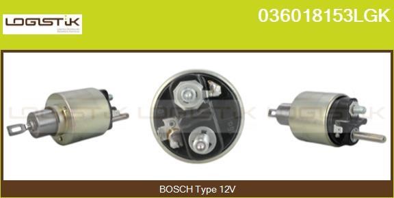 LGK 036018153LGK Solenoid switch, starter 036018153LGK: Buy near me in Poland at 2407.PL - Good price!