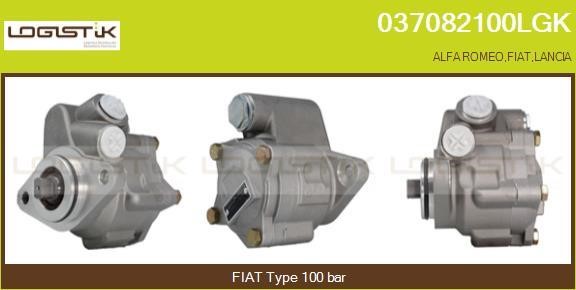 LGK 037082100LGK Hydraulic Pump, steering system 037082100LGK: Buy near me in Poland at 2407.PL - Good price!