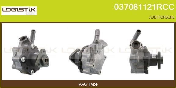 LGK 037081121RCC Hydraulic Pump, steering system 037081121RCC: Buy near me in Poland at 2407.PL - Good price!