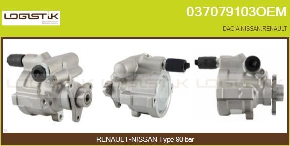 LGK 037079103OEM Hydraulic Pump, steering system 037079103OEM: Buy near me in Poland at 2407.PL - Good price!