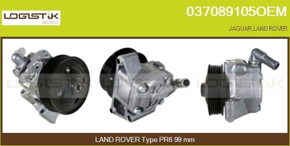 LGK 037089105OEM Hydraulic Pump, steering system 037089105OEM: Buy near me in Poland at 2407.PL - Good price!
