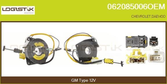 LGK 062085006OEM Clockspring, airbag 062085006OEM: Buy near me in Poland at 2407.PL - Good price!