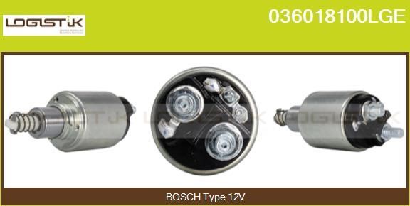 LGK 036018100LGE Solenoid switch, starter 036018100LGE: Buy near me in Poland at 2407.PL - Good price!