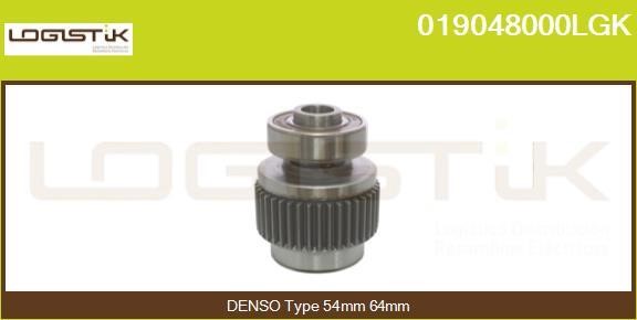 LGK 019048000LGK Freewheel gear, starter 019048000LGK: Buy near me in Poland at 2407.PL - Good price!