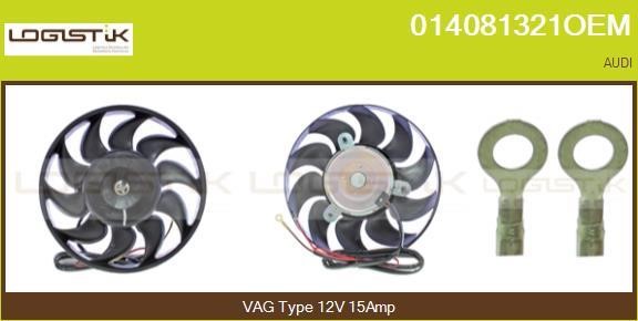 LGK 014081321OEM Вентилятор радиатора охлаждения 014081321OEM: Отличная цена - Купить в Польше на 2407.PL!