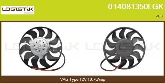 LGK 014081350LGK Hub, engine cooling fan wheel 014081350LGK: Buy near me in Poland at 2407.PL - Good price!