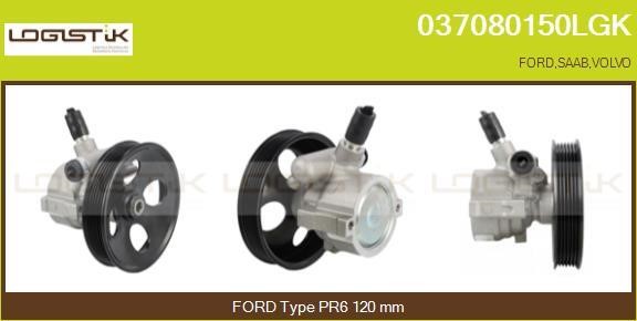 LGK 037080150LGK Hydraulic Pump, steering system 037080150LGK: Buy near me in Poland at 2407.PL - Good price!