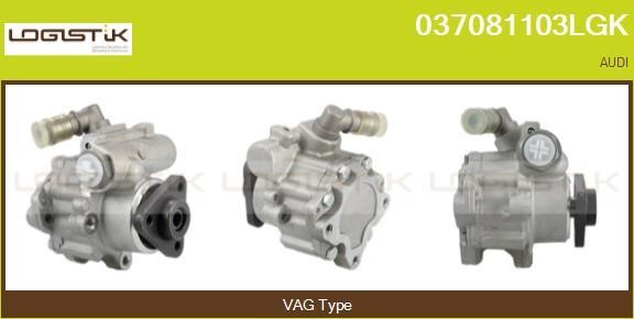 LGK 037081103LGK Hydraulic Pump, steering system 037081103LGK: Buy near me in Poland at 2407.PL - Good price!