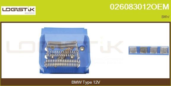 LGK 026083012OEM Resistor, interior blower 026083012OEM: Buy near me in Poland at 2407.PL - Good price!