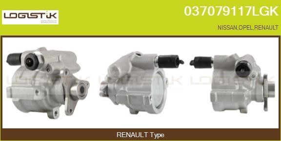 LGK 037079117LGK Hydraulic Pump, steering system 037079117LGK: Buy near me in Poland at 2407.PL - Good price!