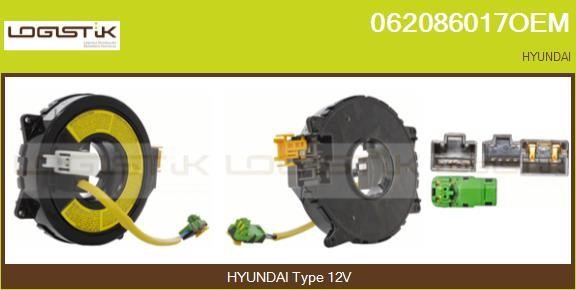 LGK 062086017OEM Витая пружина, подушка безопасности 062086017OEM: Отличная цена - Купить в Польше на 2407.PL!