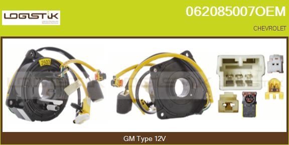 LGK 062085007OEM Clockspring, airbag 062085007OEM: Buy near me in Poland at 2407.PL - Good price!