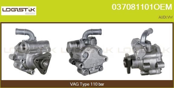LGK 037081101OEM Hydraulic Pump, steering system 037081101OEM: Buy near me in Poland at 2407.PL - Good price!