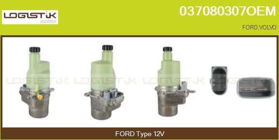 LGK 037080307OEM Hydraulic Pump, steering system 037080307OEM: Buy near me in Poland at 2407.PL - Good price!