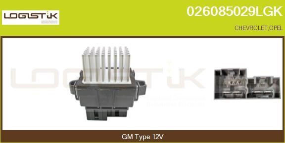 LGK 026085029LGK Resistor, interior blower 026085029LGK: Buy near me in Poland at 2407.PL - Good price!