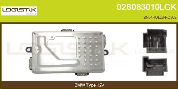 LGK 026083010LGK Resistor, interior blower 026083010LGK: Buy near me in Poland at 2407.PL - Good price!