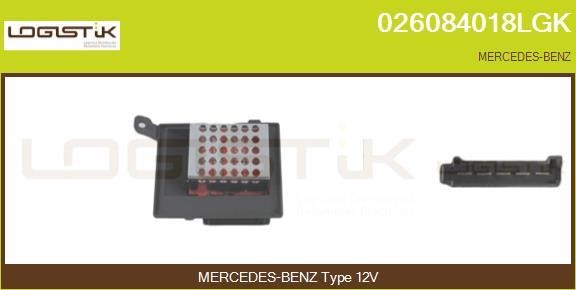 LGK 026084018LGK Resistor, interior blower 026084018LGK: Buy near me in Poland at 2407.PL - Good price!