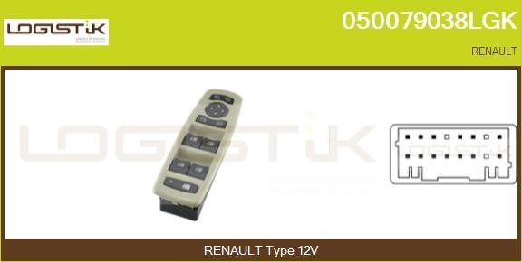 LGK 050079038LGK Power window button 050079038LGK: Buy near me in Poland at 2407.PL - Good price!