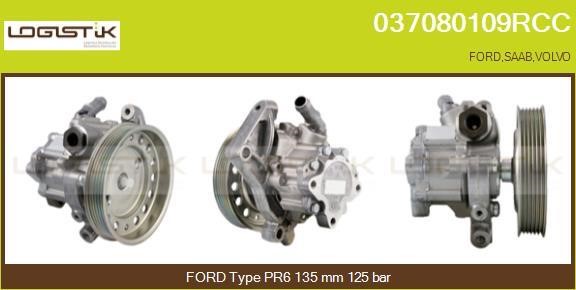 LGK 037080109RCC Hydraulic Pump, steering system 037080109RCC: Buy near me in Poland at 2407.PL - Good price!