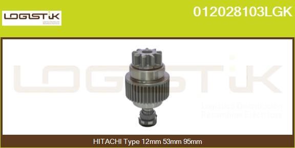 LGK 012028103LGK Pinion, starter 012028103LGK: Buy near me in Poland at 2407.PL - Good price!