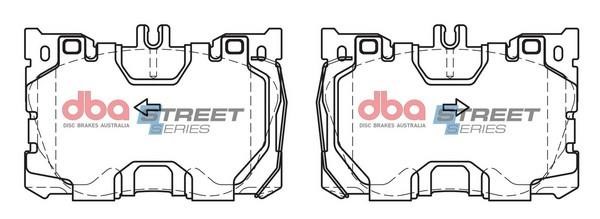 DBA DB15062SS Brake Pad Set, disc brake DB15062SS: Buy near me in Poland at 2407.PL - Good price!