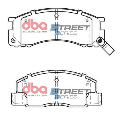 DBA DB1215SS Brake Pad Set, disc brake DB1215SS: Buy near me in Poland at 2407.PL - Good price!
