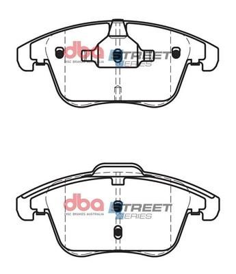 DBA DB2184SS Тормозные колодки дисковые, комплект DB2184SS: Отличная цена - Купить в Польше на 2407.PL!