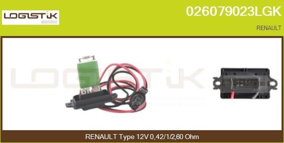 LGK 026079023LGK Resistor, interior blower 026079023LGK: Buy near me in Poland at 2407.PL - Good price!