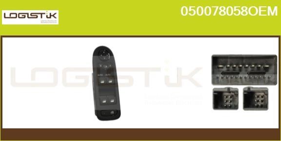 LGK 050078058OEM Power window button 050078058OEM: Buy near me in Poland at 2407.PL - Good price!