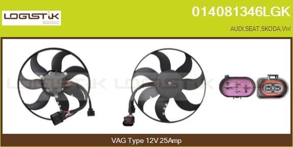 LGK 014081346LGK Вентилятор радиатора охлаждения 014081346LGK: Отличная цена - Купить в Польше на 2407.PL!
