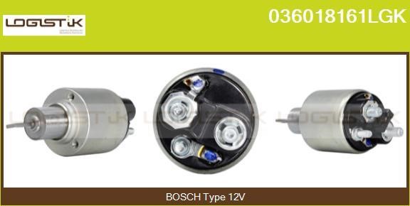 LGK 036018161LGK Solenoid switch, starter 036018161LGK: Buy near me in Poland at 2407.PL - Good price!