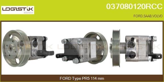 LGK 037080120RCC Hydraulic Pump, steering system 037080120RCC: Buy near me in Poland at 2407.PL - Good price!