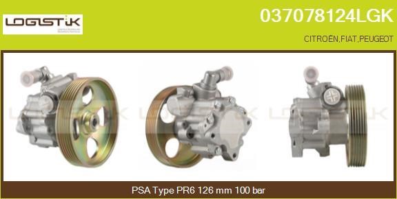 LGK 037078124LGK Pompa hydrauliczna, układ kierowniczy 037078124LGK: Dobra cena w Polsce na 2407.PL - Kup Teraz!