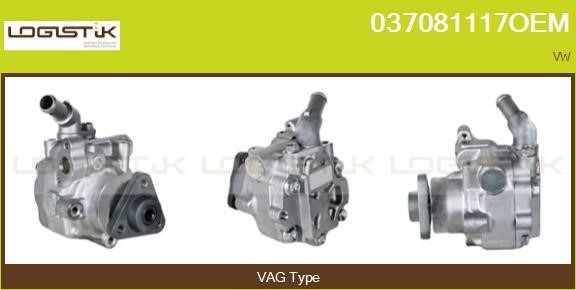 LGK 037081117OEM Hydraulic Pump, steering system 037081117OEM: Buy near me in Poland at 2407.PL - Good price!