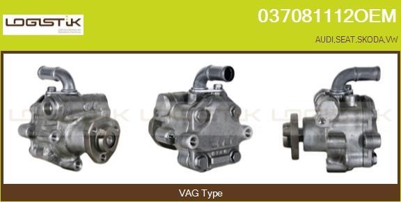 LGK 037081112OEM Hydraulic Pump, steering system 037081112OEM: Buy near me in Poland at 2407.PL - Good price!