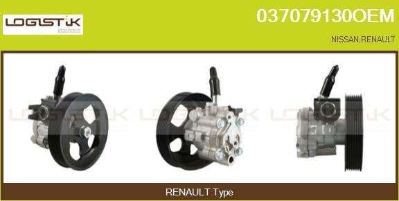 LGK 037079130OEM Hydraulic Pump, steering system 037079130OEM: Buy near me in Poland at 2407.PL - Good price!