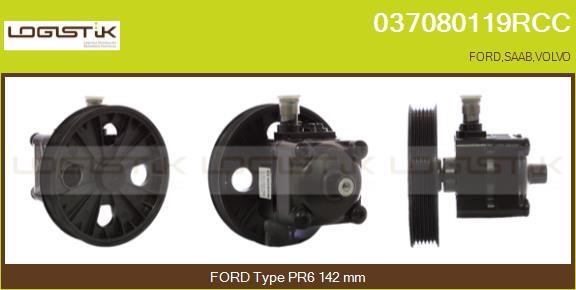 LGK 037080119RCC Hydraulic Pump, steering system 037080119RCC: Buy near me in Poland at 2407.PL - Good price!