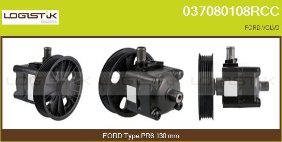 LGK 037080108RCC Hydraulic Pump, steering system 037080108RCC: Buy near me in Poland at 2407.PL - Good price!