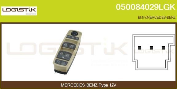 LGK 050084029LGK Power window button 050084029LGK: Buy near me in Poland at 2407.PL - Good price!