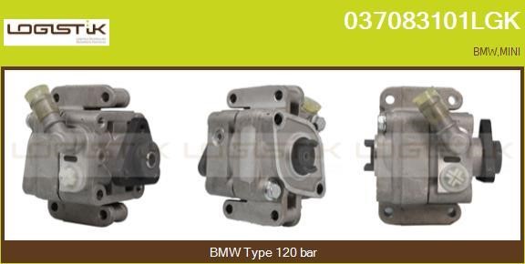 LGK 037083101LGK Hydraulic Pump, steering system 037083101LGK: Buy near me in Poland at 2407.PL - Good price!
