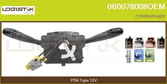 LGK 060078008OEM Steering Column Switch 060078008OEM: Buy near me in Poland at 2407.PL - Good price!
