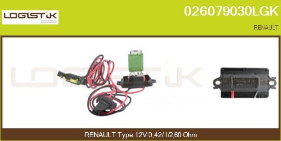 LGK 026079030LGK Resistor, interior blower 026079030LGK: Buy near me in Poland at 2407.PL - Good price!