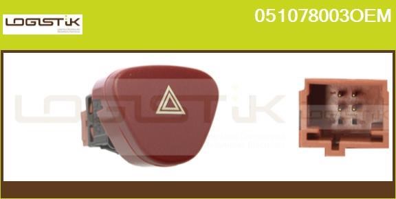 LGK 051078003OEM Кнопка аварийной сигнализации 051078003OEM: Отличная цена - Купить в Польше на 2407.PL!