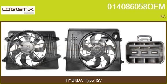 LGK 014086058OEM Electric Motor, radiator fan 014086058OEM: Buy near me in Poland at 2407.PL - Good price!