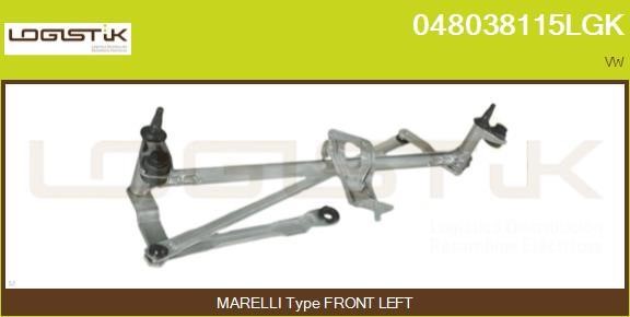 LGK 048038115LGK Wiper Linkage 048038115LGK: Buy near me at 2407.PL in Poland at an Affordable price!