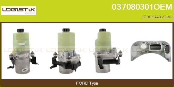 LGK 037080301OEM Hydraulic Pump, steering system 037080301OEM: Buy near me in Poland at 2407.PL - Good price!