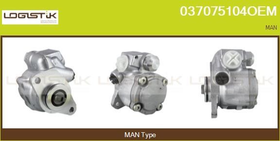LGK 037075104OEM Hydraulic Pump, steering system 037075104OEM: Buy near me in Poland at 2407.PL - Good price!