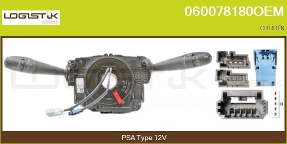 LGK 060078180OEM Steering Column Switch 060078180OEM: Buy near me in Poland at 2407.PL - Good price!